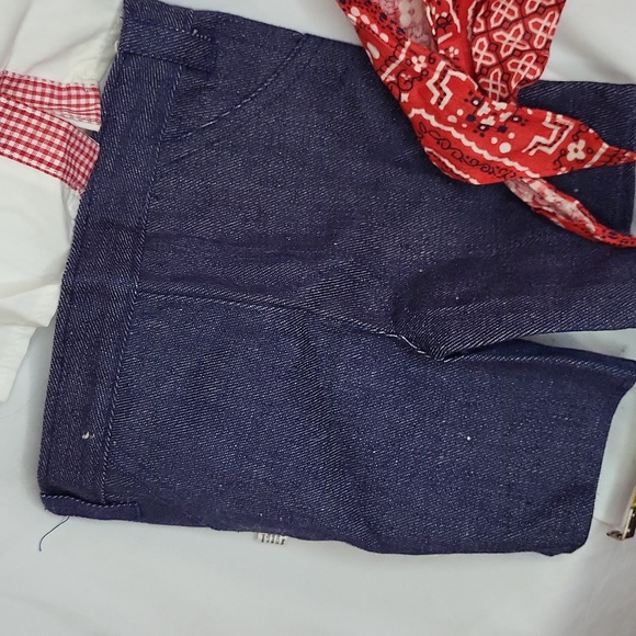 Snoopy Vintage Clothing Western Cowboy outfit 1968 fits 18" dog Plush - Picture 4 of 11